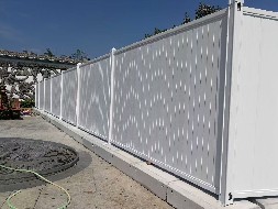 老客戶(hù)推薦新客戶(hù)，沙井道路維修項(xiàng)目再選旭東PVC圍擋